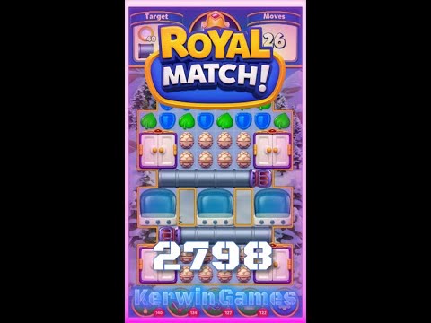 Royal Match Level 2798 - No Boosters Gameplay