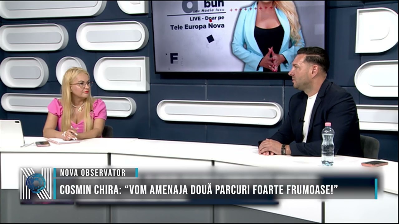 Cosmin Chira: “Vom amenaja două parcuri foarte frumoase!”