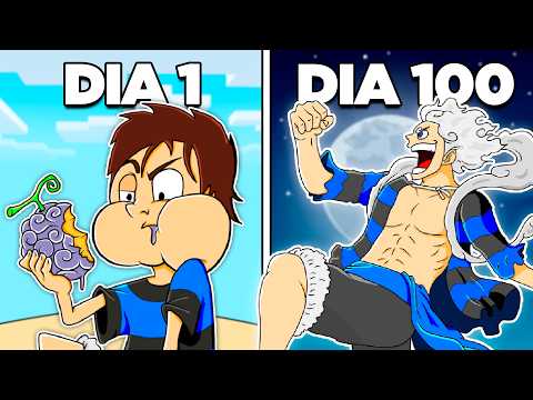 Eu Sobrevivi 100 dias como PIRATA no ONE PIECE PRIME no Minecraft