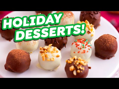 3 Easy Holiday Desserts – Truffles, Cake & Trifles!