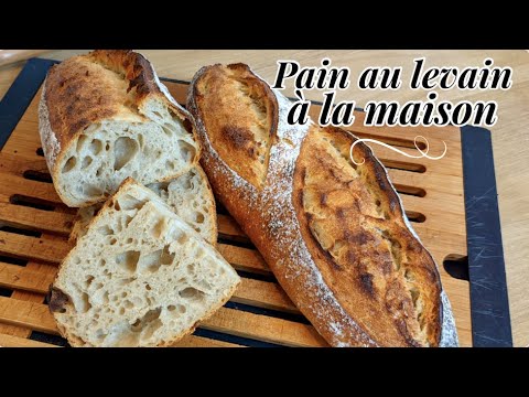 PAIN AU LEVAIN à la maison, fermentation douce ma nouvelle technique !