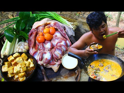 Cooking Duck Tufu (Toa Hu) Recipe - Cook red Duck egg sour Soup with Tufu delicious Food