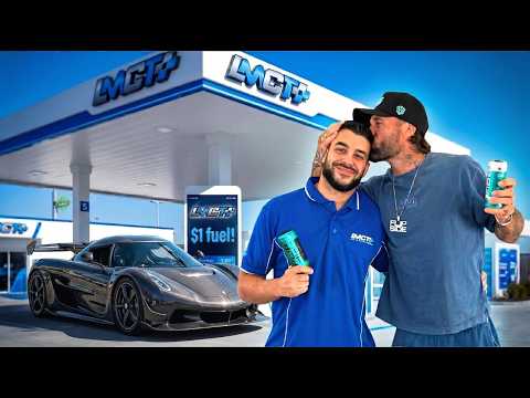 ADRIAN PORTELLIS LMCT+ SERVO! INSANE $1 FUEL! KOENIGSEGG GT3RS PORSCHE CARRERA GT & MORE!