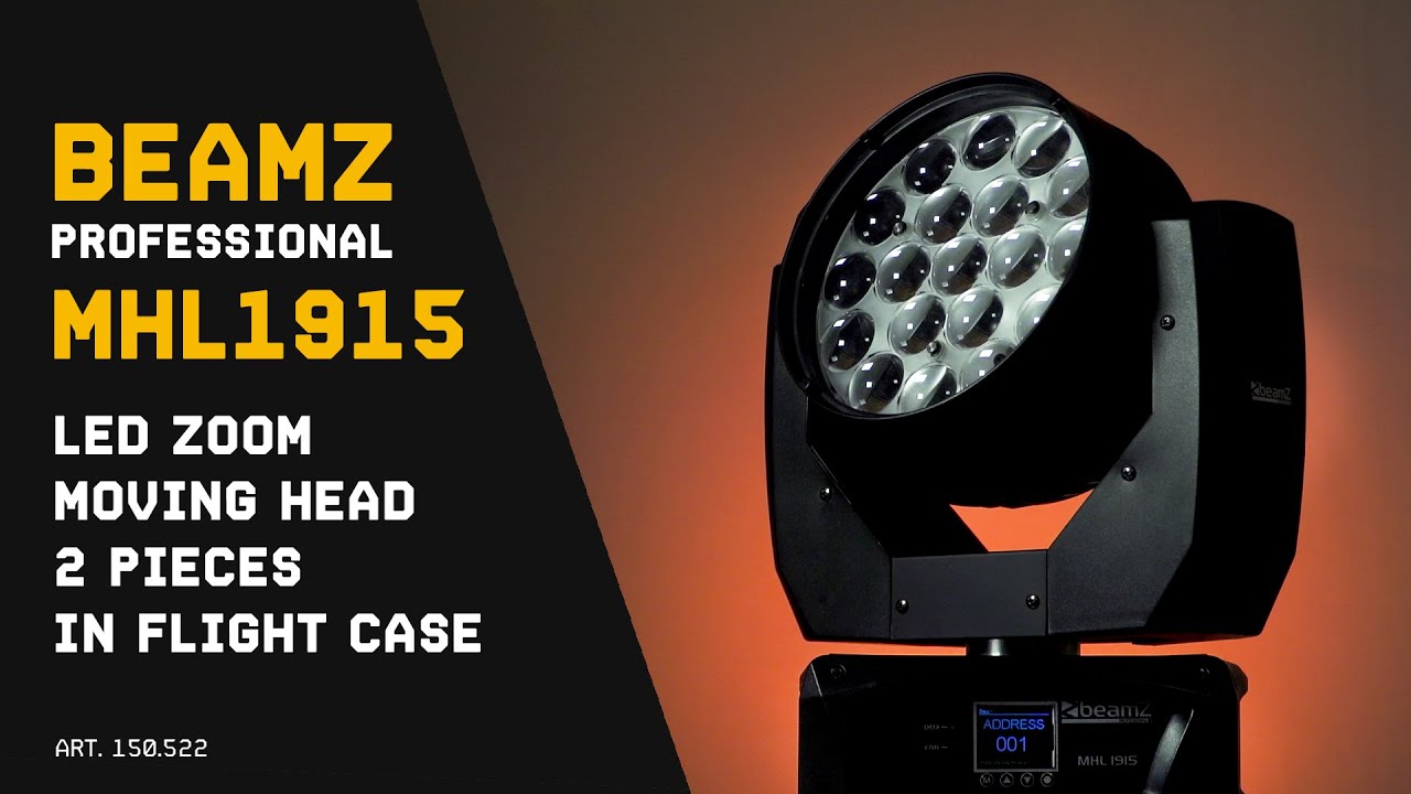 BeamZ Pro Moving Head MHL1915 Set