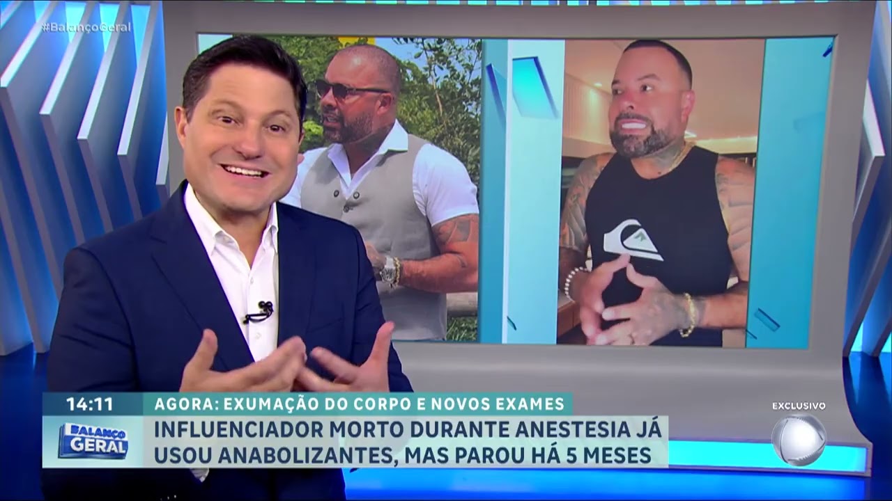 Empresário morre após tomar anestesia para fazer tatuagem | BALANÇO GERAL