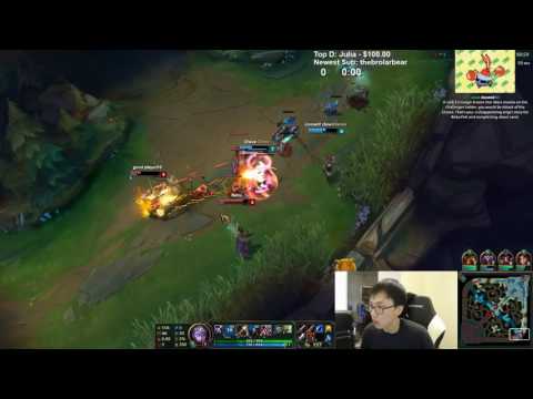League of Legends S7 — Doublelift as Varus Zyra vs Lucian Karma Bot  Ranked Gameplay