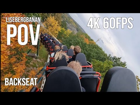 Lisebergbanan Onride POV 4K 60FPS (Back Seat) - Liseberg Halloween 2021