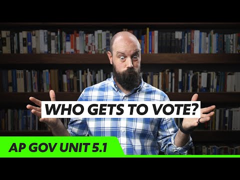 Voting RIGHTS and Models of Voting Behavior [AP Gov Review, Unit 5 Topic 1 (5.1)]