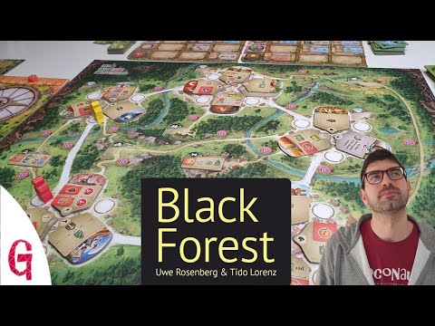 BLACK FOREST - Tutorial DETTAGLIATO, commenti e confronto con GLASS ROAD e KANAL - OnTheBoard124