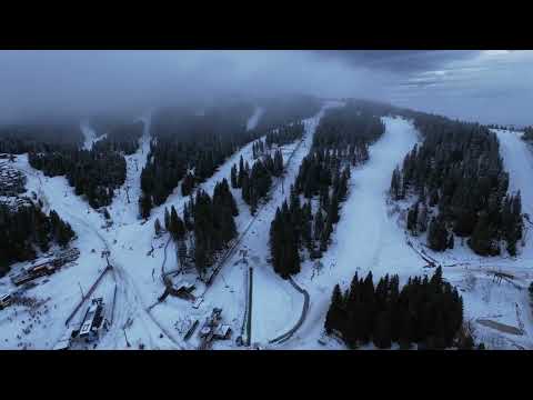 Kopaonik Serbia drone fotage 2025