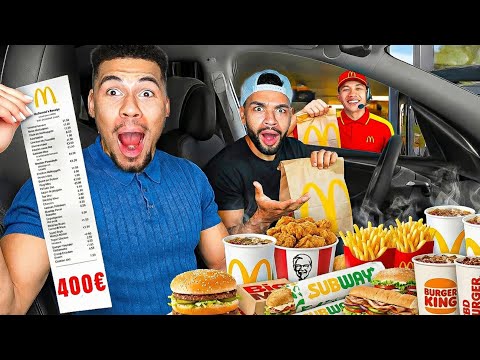 NUR DAS ESSEN WAS DIE PERSON VOR UNS BESTELLT FÜR 24 STUNDEN!