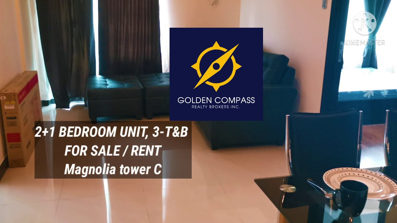 Robinsons Magnolia Residences: 2 bedroom 3 T&B for Sale/Rent