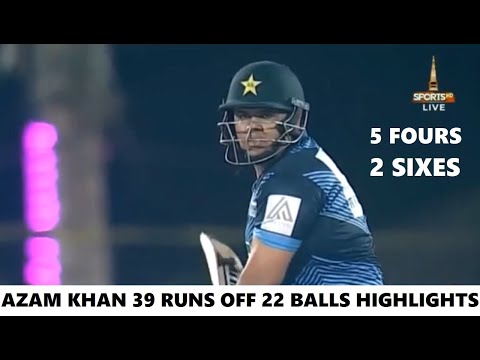 Azam Khan Smashing 39 Runs Highlights vs Helados Ice Cream in Naya Nazimabad Ramzan Corporate Cup 20