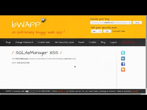 SQLiteManager XSS