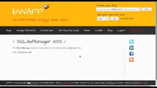 SQLiteManager XSS