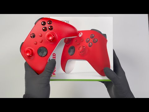 Unboxing Xbox wireless Controller Newest Color - Pulse Red
