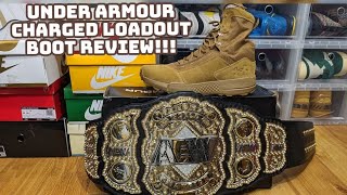 Under Armour Charged Loadout Boot Review!!
