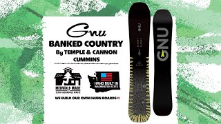 GNU Banked Country Snowboard 2024 | evo GNU Banked Country Snowboard 2024 | evo