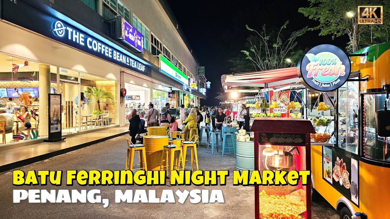 Embark on a stroll through vibrant Batu Ferringhi Night Market.