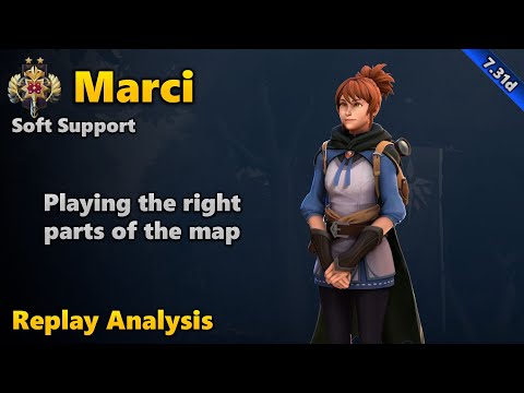 Replay Analysis: Marci Soft Support - Legend | Dota 2 7.31d