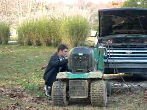 21hp v-twin lawnmower dual exhaust