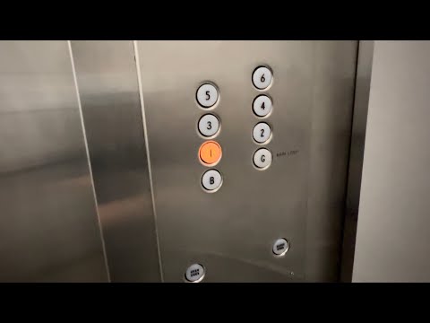 Vintage Haughton Traction “Yellow Elevators” at URMC/Strong Hospital in Rochester NY