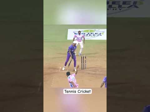 Karan Ambala 🏏Vs Prathamesh Thakare🔥🎾 #shorts #ytshorts #tenniscricket