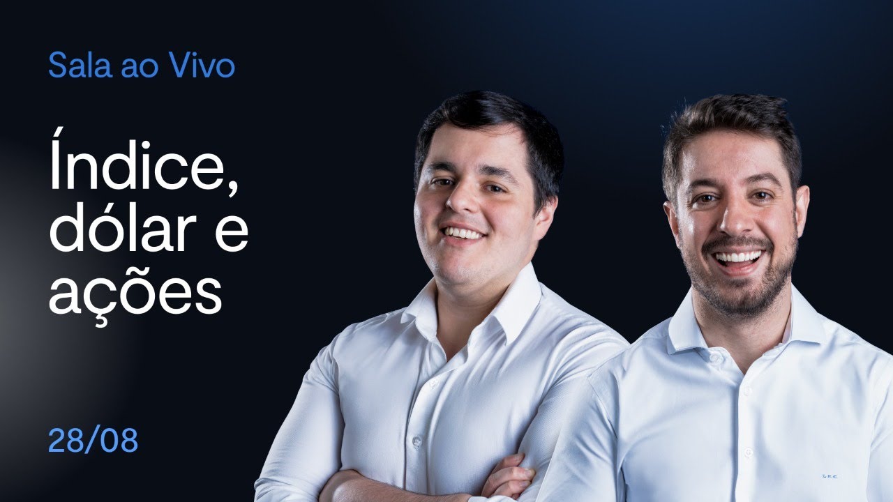 ANÁLISE TÉCNICA E DAY TRADE AO VIVO | Índice, Dólar e Ações | BTG Trader 28/08/2024