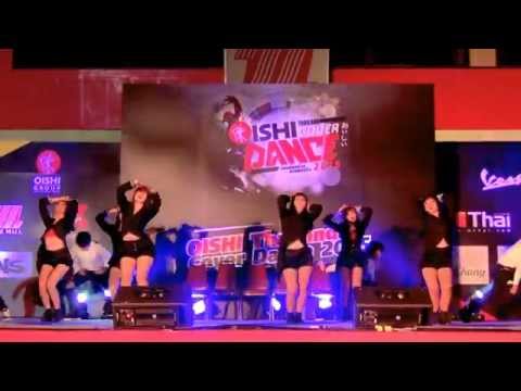 150801 Te quiero cover T-ara - I Go Crazy Because of You @OISHI Thailand Cover Dance 2015 (Audition)