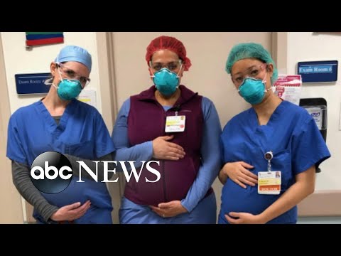 Pregnant on the front lines