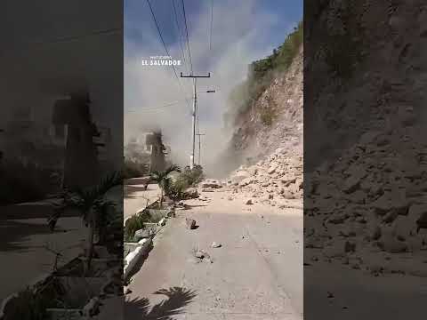 Tras el sismo registrado esta mañana, en San Pedro La Laguna, Sololá, Guatemala