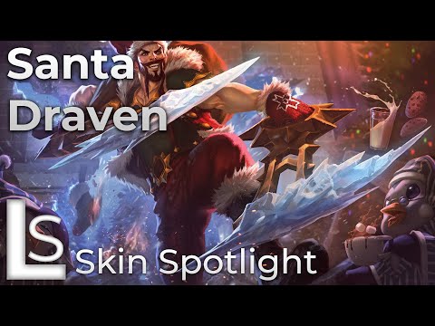 Santa Draven - Skin Spotlight - League of Legends - Snowdown Showdown collection