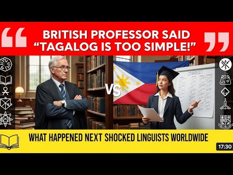 British Professor Said “Tagalog Is Too Simple” 🇵🇭 What Happened Shocked Linguists
