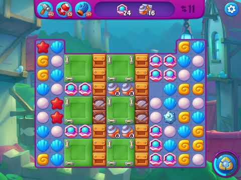 Fishdom Very Hard level 7074 no boosters フィッシュダム ベリーハード [Friend's]