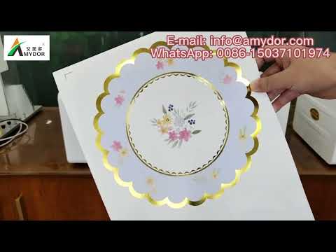 Digital Hot Foil Printer for Pattern | Hot Foil Stamping | Gold Image Printing Machine