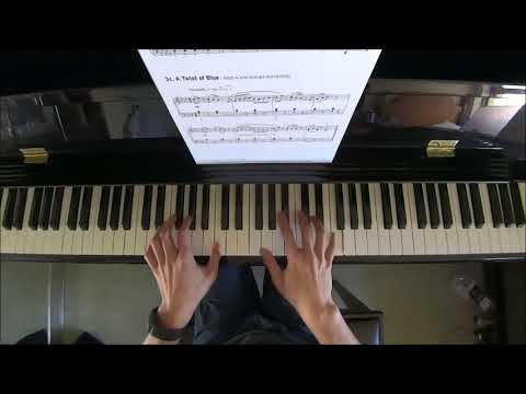 Trinity TCL Piano 2023 Grade 5 Exercise 3c A Twist of Blue by Alan