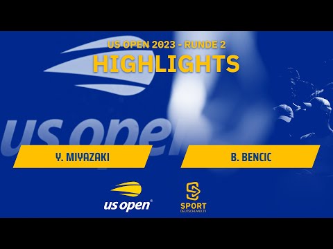 Yuriko Lily Miyazaki - Belinda Bencic | Highlights - 2. Runde, US Open 2023 | SDTV Tennis