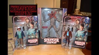 McFarlane Toys STRANGER THINGS DUSTIN, LUCAS, & DEMOGORGON FIGURE unboxing & review!