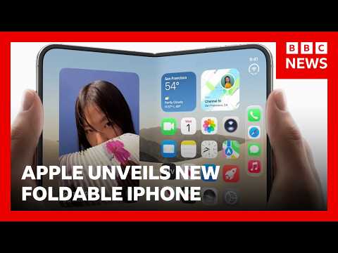 Apple unveils new £1,999 foldable iPhone | BBC News