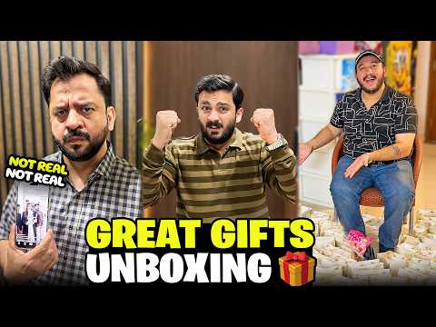 Great Gift unboxing by shazi & komal😱Ali Sigma ny meri fake girl friend dhond li😆