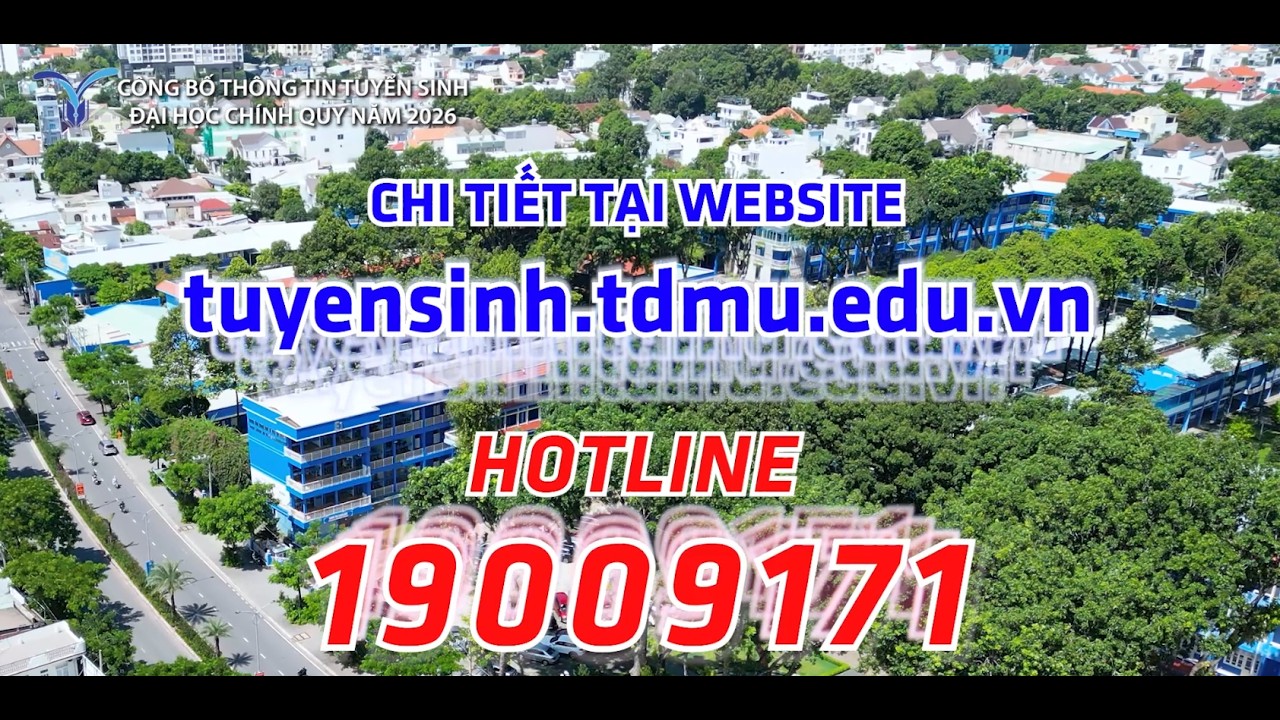 Trường đại học Thủ Dầu Một giới thiệu phương án tuyển sinh đại học chính quy năm 2026