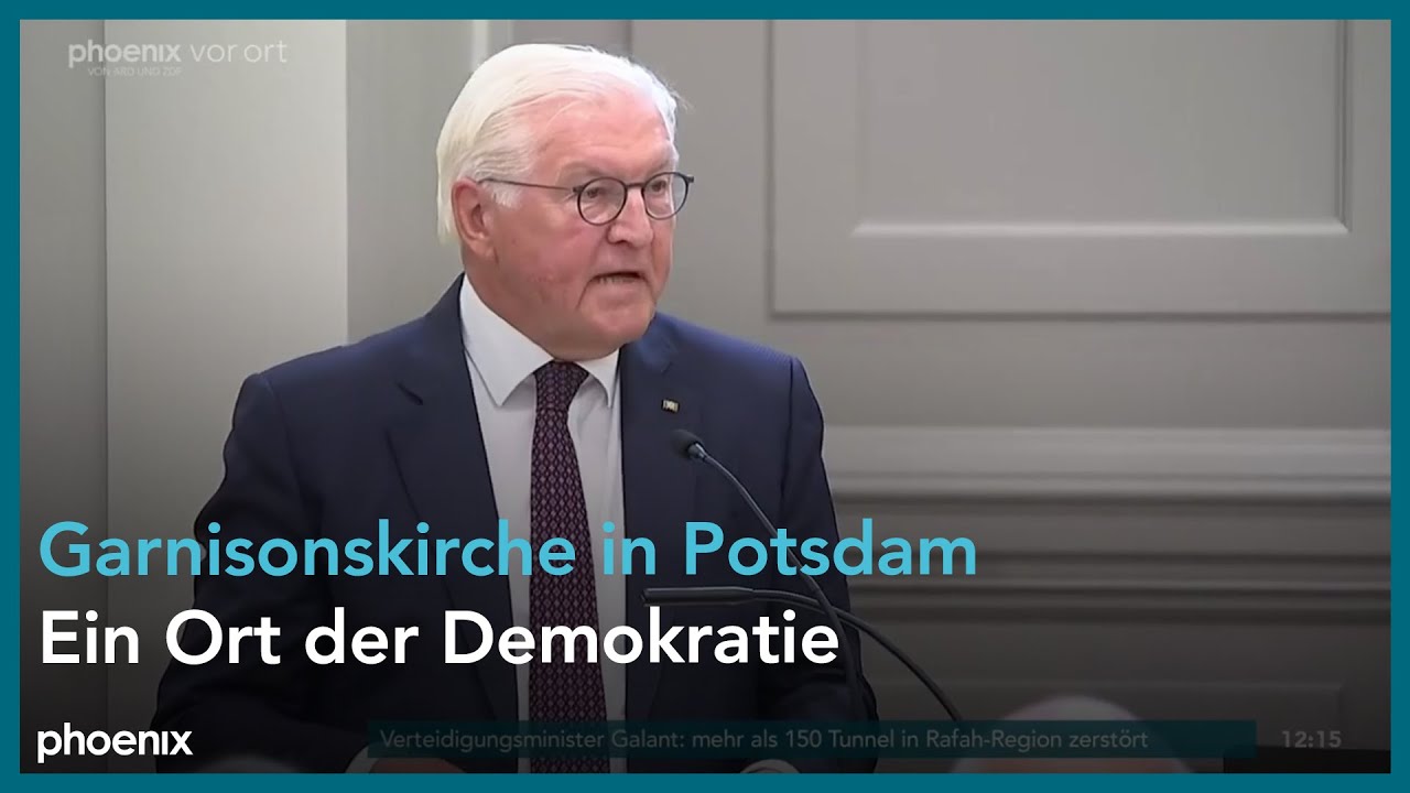 Frank-Walter Steinmeier zum Festakt zur Eröffnung des Turms d. Garnisonskirche in Potsdam | 22.08.24