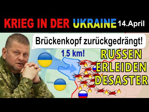 14.APRIL: RUSSEN VERLIEREN 106 PANZER & GEPANZERTE KAMPFFAHRZEUGE,  UND 1.5 KM GELÄNDE