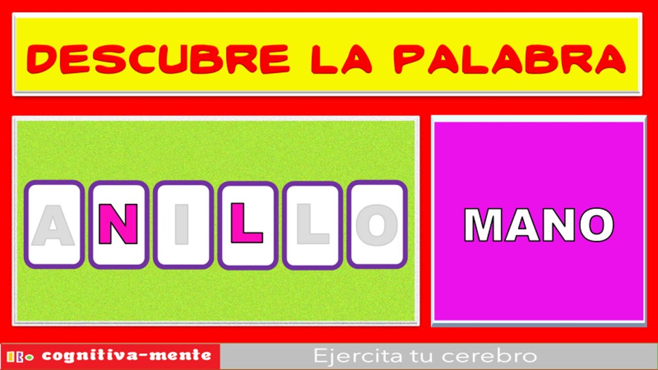 ARMA LA PALABRA Adivina la Palabra con una Sola Pista 5 ❤Podrás encontrar todas las palabras Nuevo!