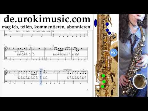 Saxophon Lernen (Alt) Katy Perry - Never Really Over Tabulatur um-i-n995