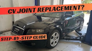 Audi A3 8P CV Joint and CV Boot replacement