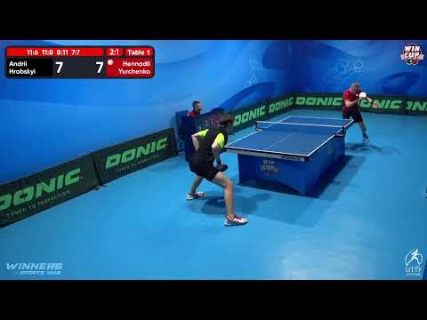 21:00 Andrii Hrabskyi 3 - 1 Hennadii Yurchenko West 5 WIN CUP 15.10.2022 | TABLE TENNIS WINCUP