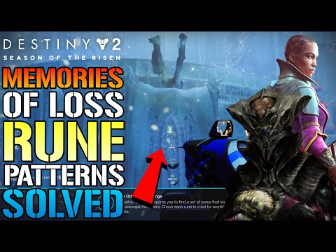 Destiny 2: "Memories Of Loss" RUNE PUZZLE PATTERNS GUIDE! How To Complete It (Season Of The Risen)
