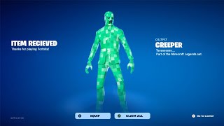 Fortnite X Minecraft (FREE SKIN)