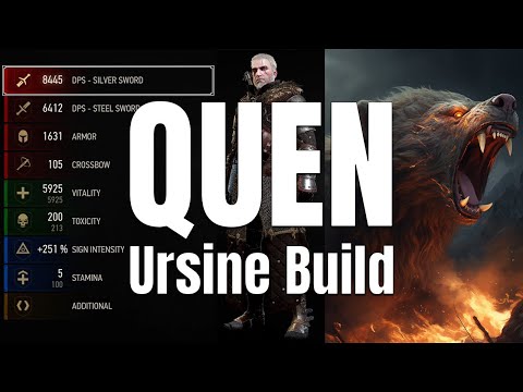 Witcher 3: Quen Ursine Build (TOP 5 Series)